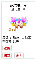 qq游戏3+9双子座宝宝有效期天数详情图