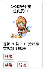 qq游戏3+10圣诞宝宝有效期1800多天不带进化度详情图 qq游戏3+10圣诞宝宝有效期1800多天不带进化度详情图